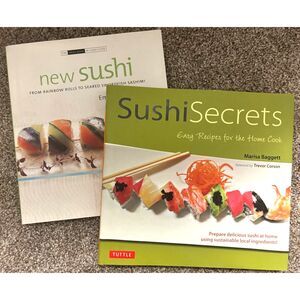 Bundle of 2 Sushi Cookbooks: Sushi Secrets & New Sushi-New!